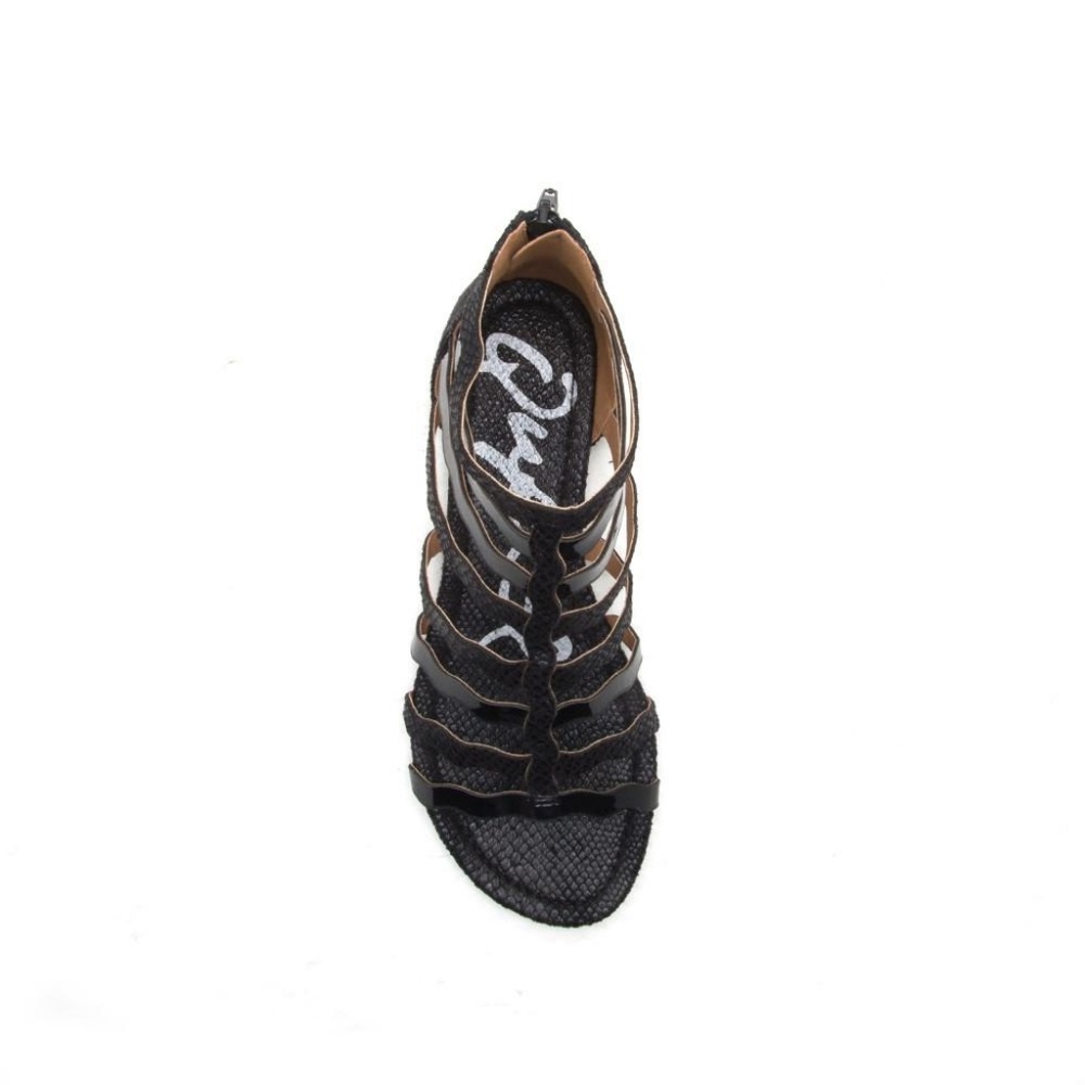 Black Gladiator Sandal  Size 7 (Last Pair Sale) - Picture 3 of 4